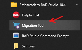 Migration tool location